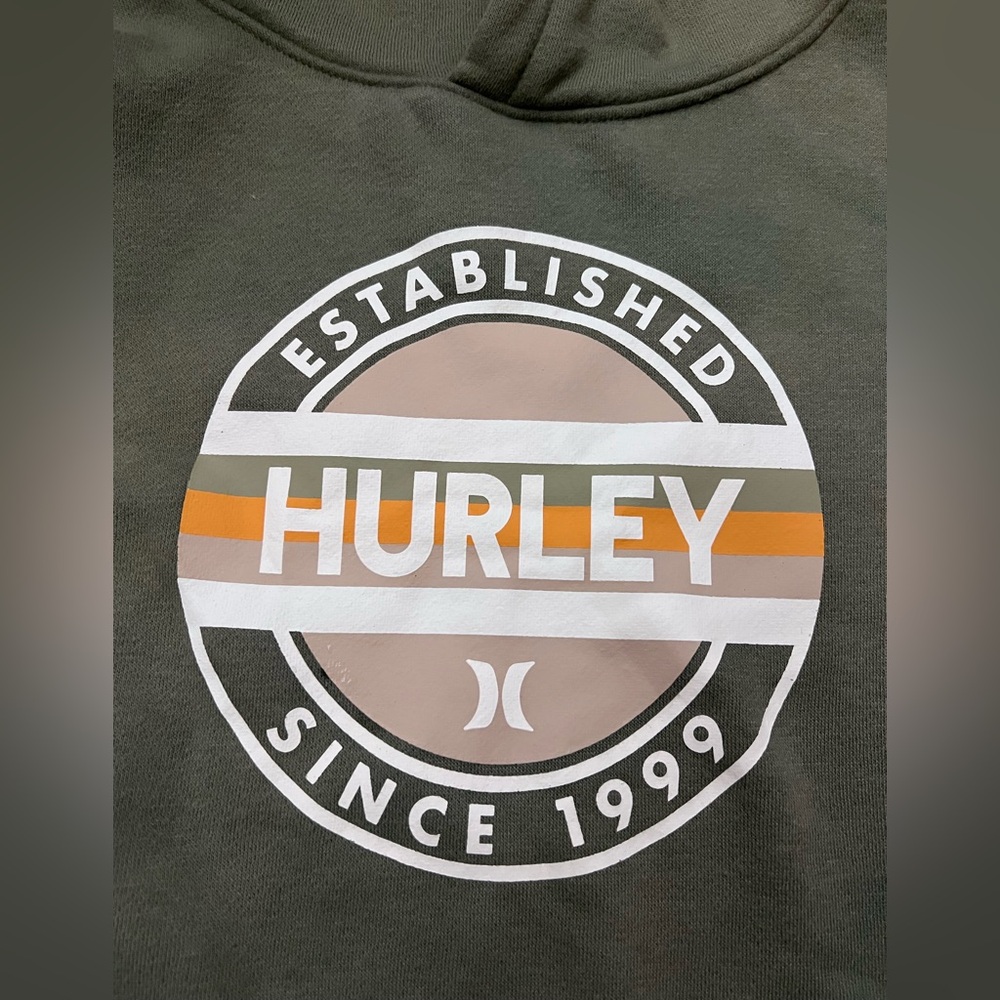 Hurley Olive Green Hoodie